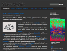 Tablet Screenshot of masz-wybor.com.pl